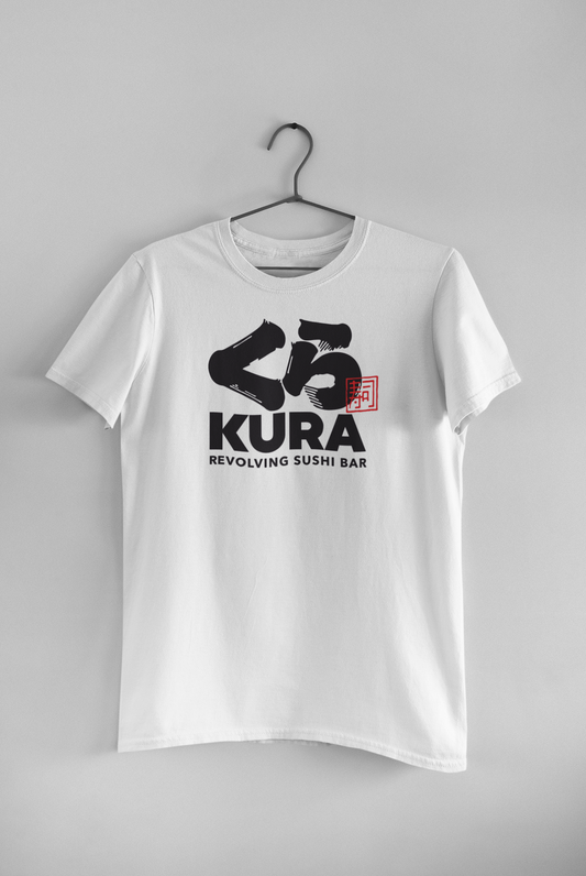 Polera Blanca unisex manga corta "Kura"