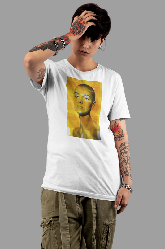 Polera Negra Manga Corta - Unisex - Sinéad O'Connor