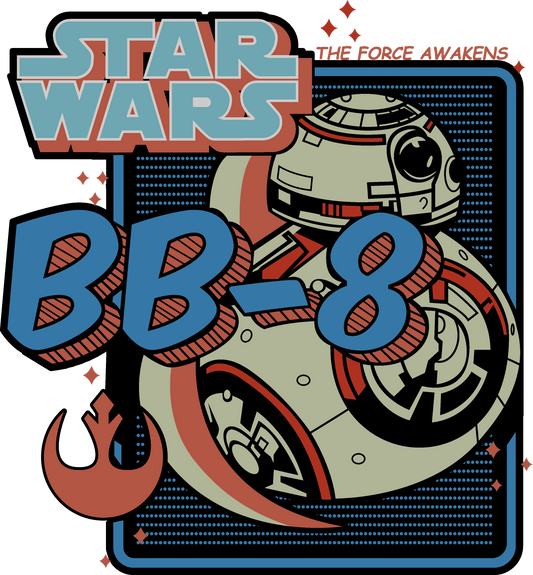 Polera manga corta "Star Wars - BB8"