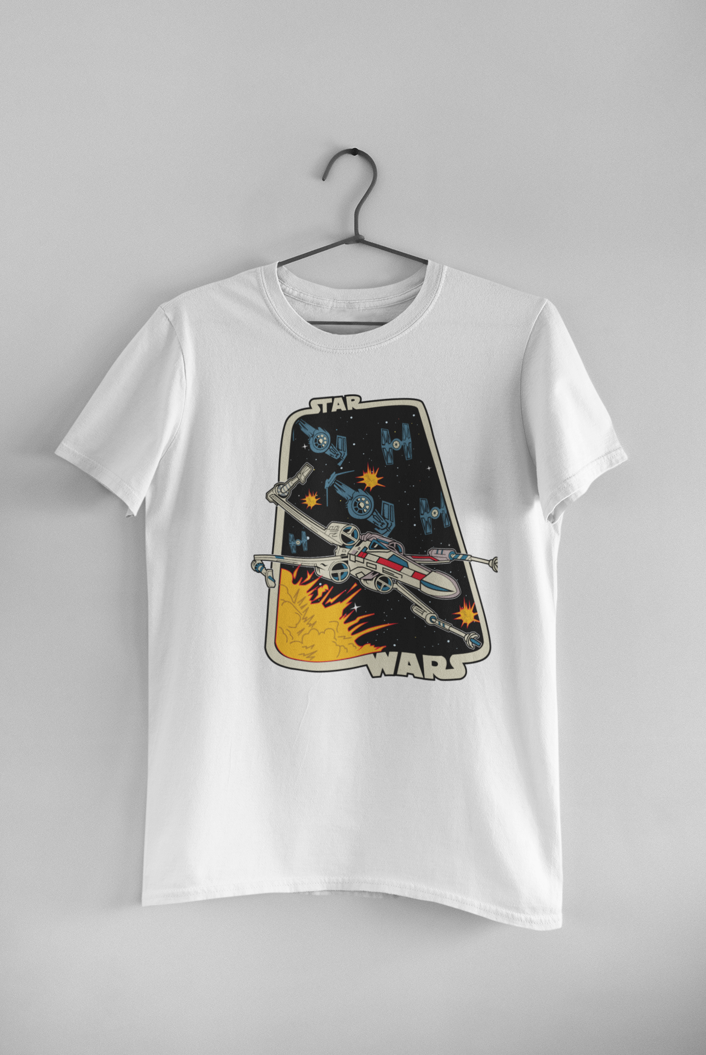Polera manga corta "Star Wars - X WING"