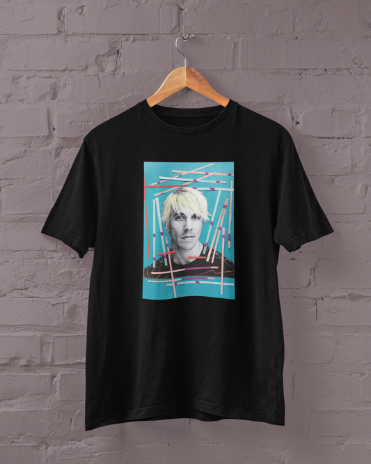 Polera Negra Manga Corta - Unisex - Anthony Kiedis -