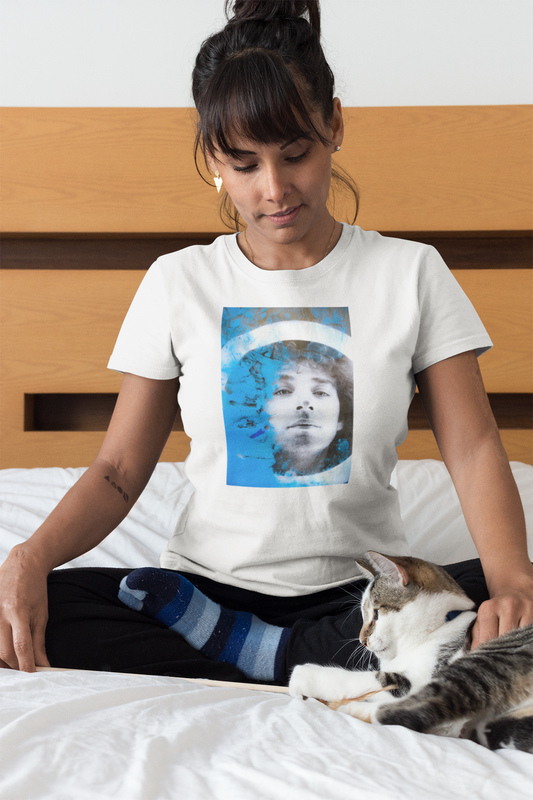 Polera Negra Manga Corta - Unisex -Cerati Azul -