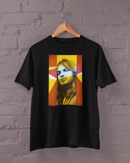 Polera Negra Manga Corta - Unisex - Gilmour -