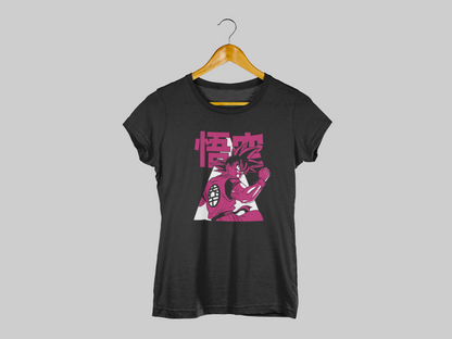 Polera Mujer manga corta "Gokú"