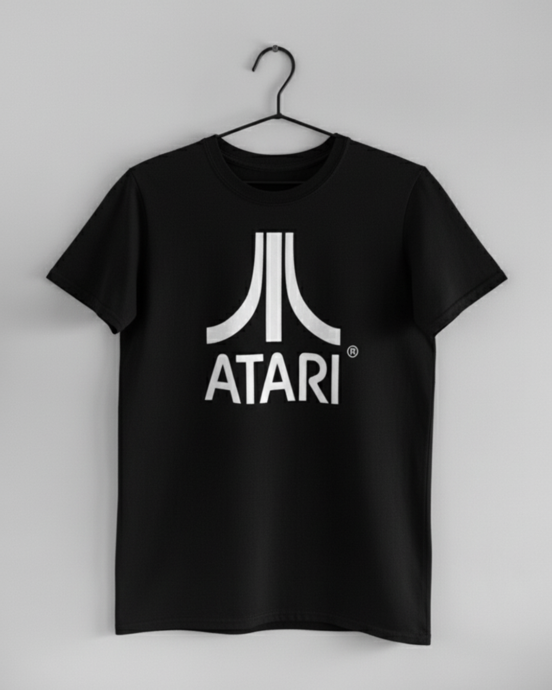 Polera Unisex Negra manga corta - "Atari"