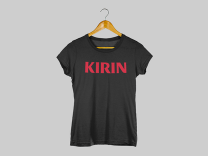 Polera Negra mujer manga corta "Kirin"