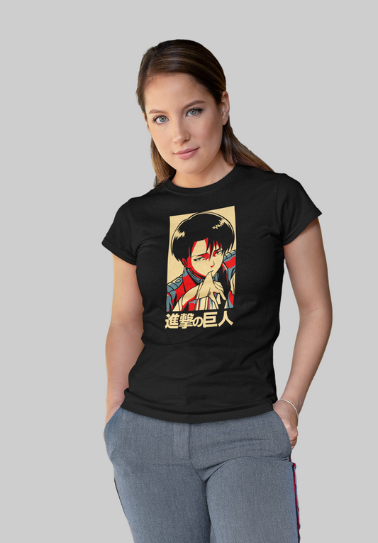 Polera Mujer manga corta "Levi Ackerman"