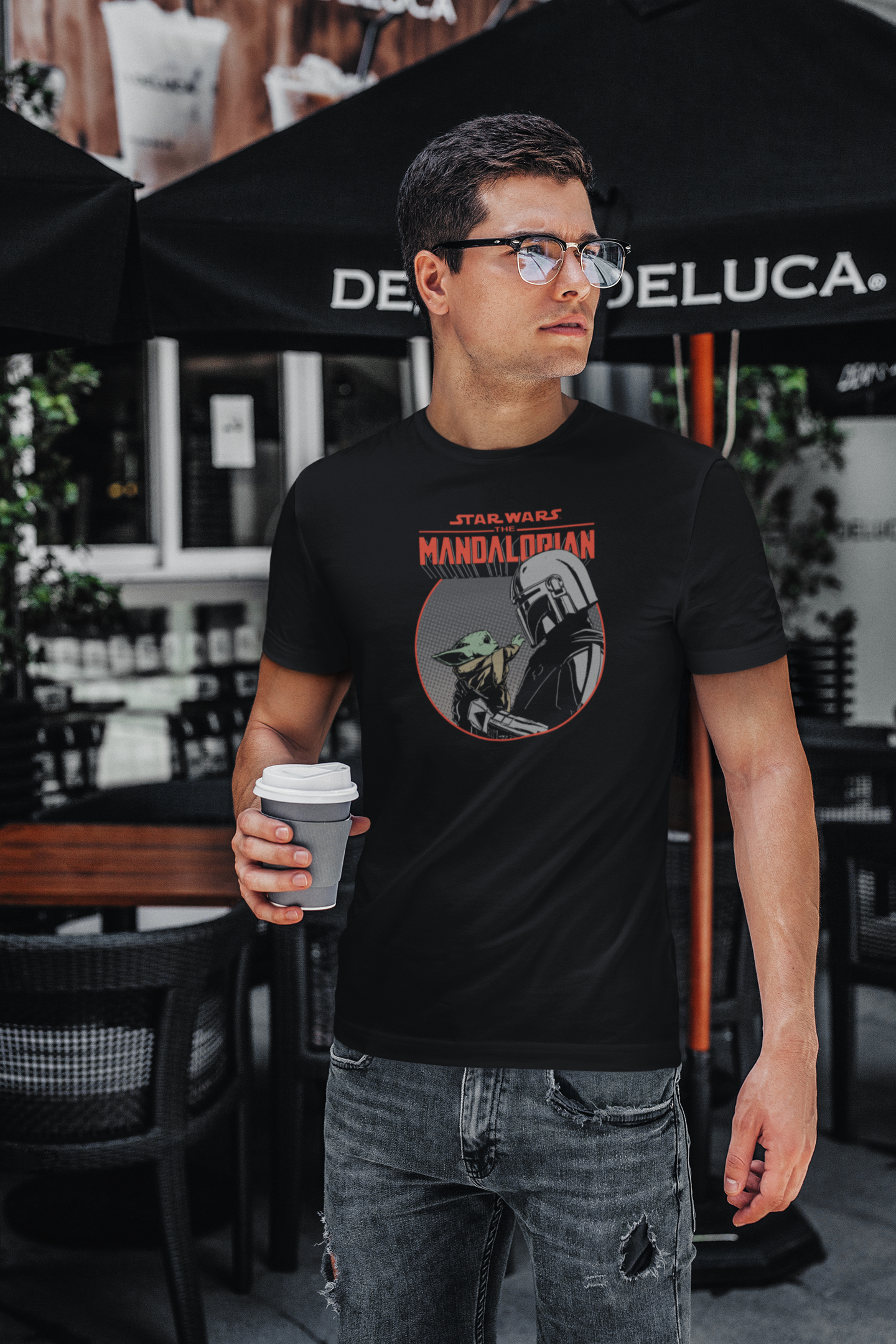 Polera Hombre manga corta "Star Wars - Mandalorian"