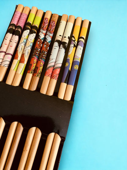 Palillos Japoneses "Geisha"