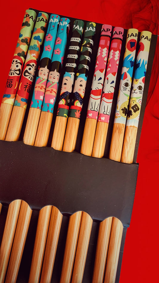 Palillos Japoneses "Daruma"