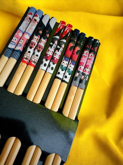 Palillos Japoneses "Neko"