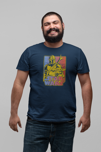 Polera Hombre manga corta "Caza Recompensas vintage"