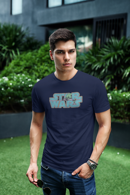 Polera manga corta "Star Wars" logo.