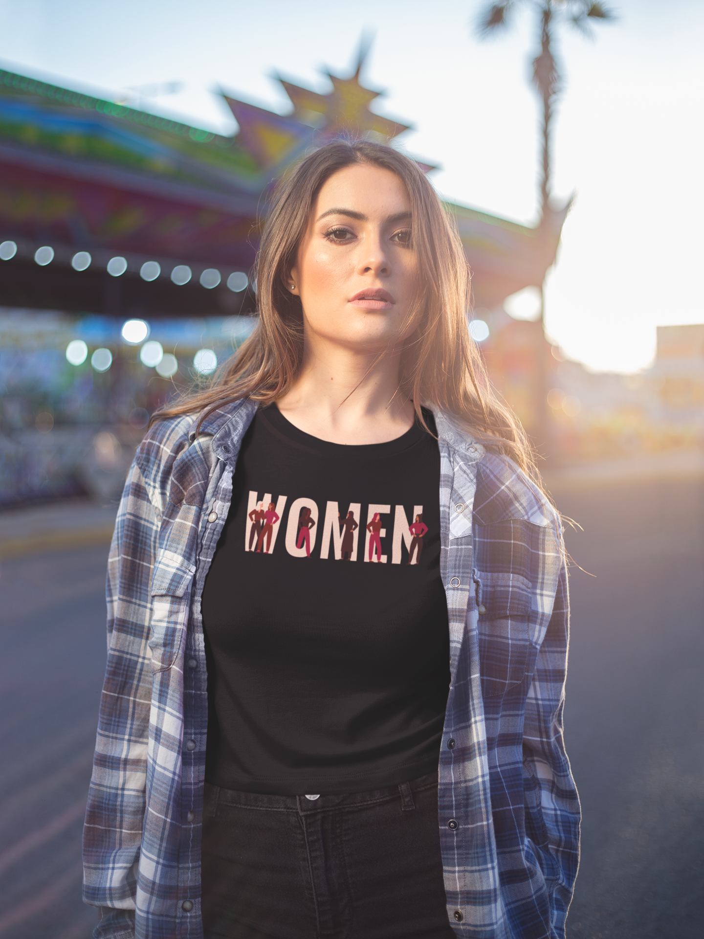 Polera Mujer manga corta "Women"